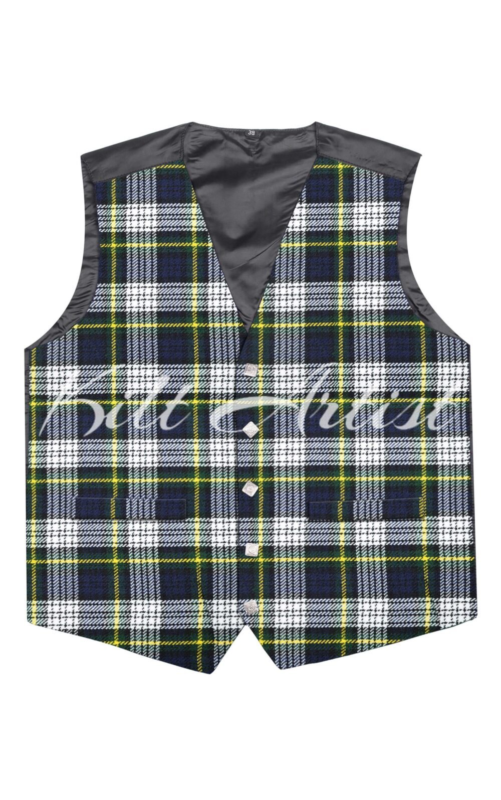 Dress Gordon Tartan Argyll Waistcoat