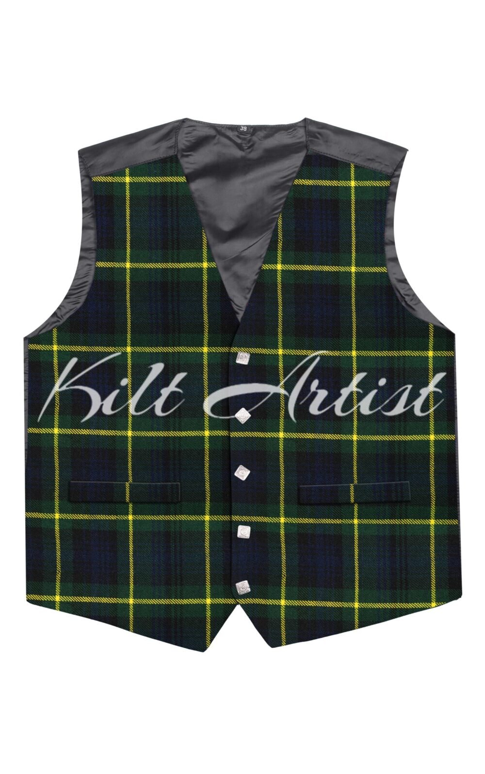 Gordon Tartan Argyll Waistcoat