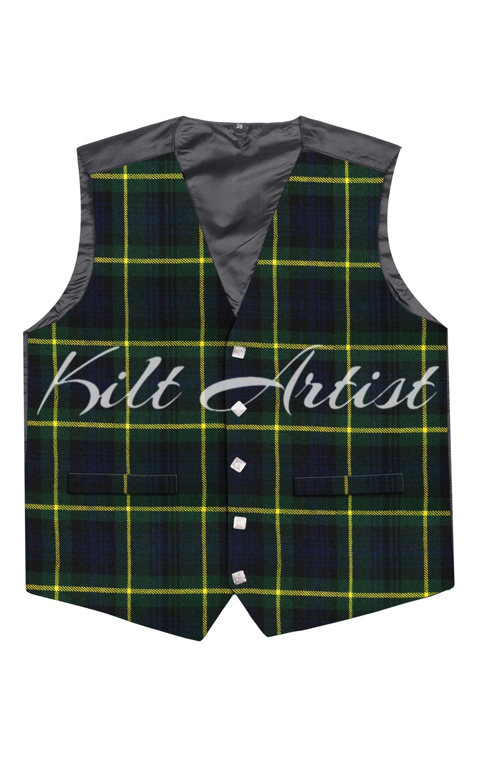Gordon Tartan Argyll Waistcoat