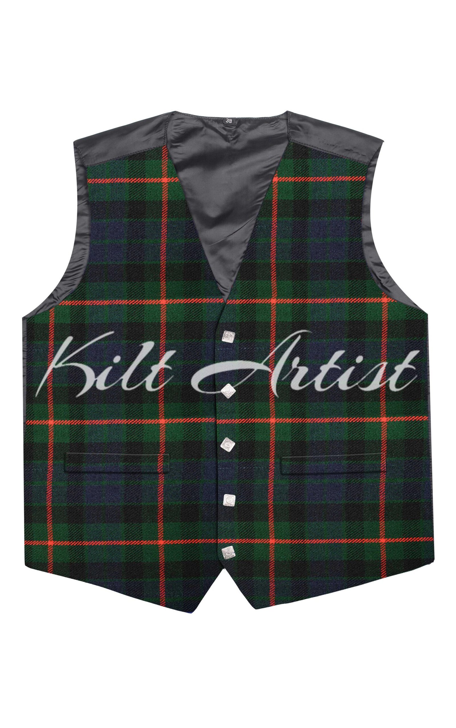 Gunn Tartan Argyll Waistcoat