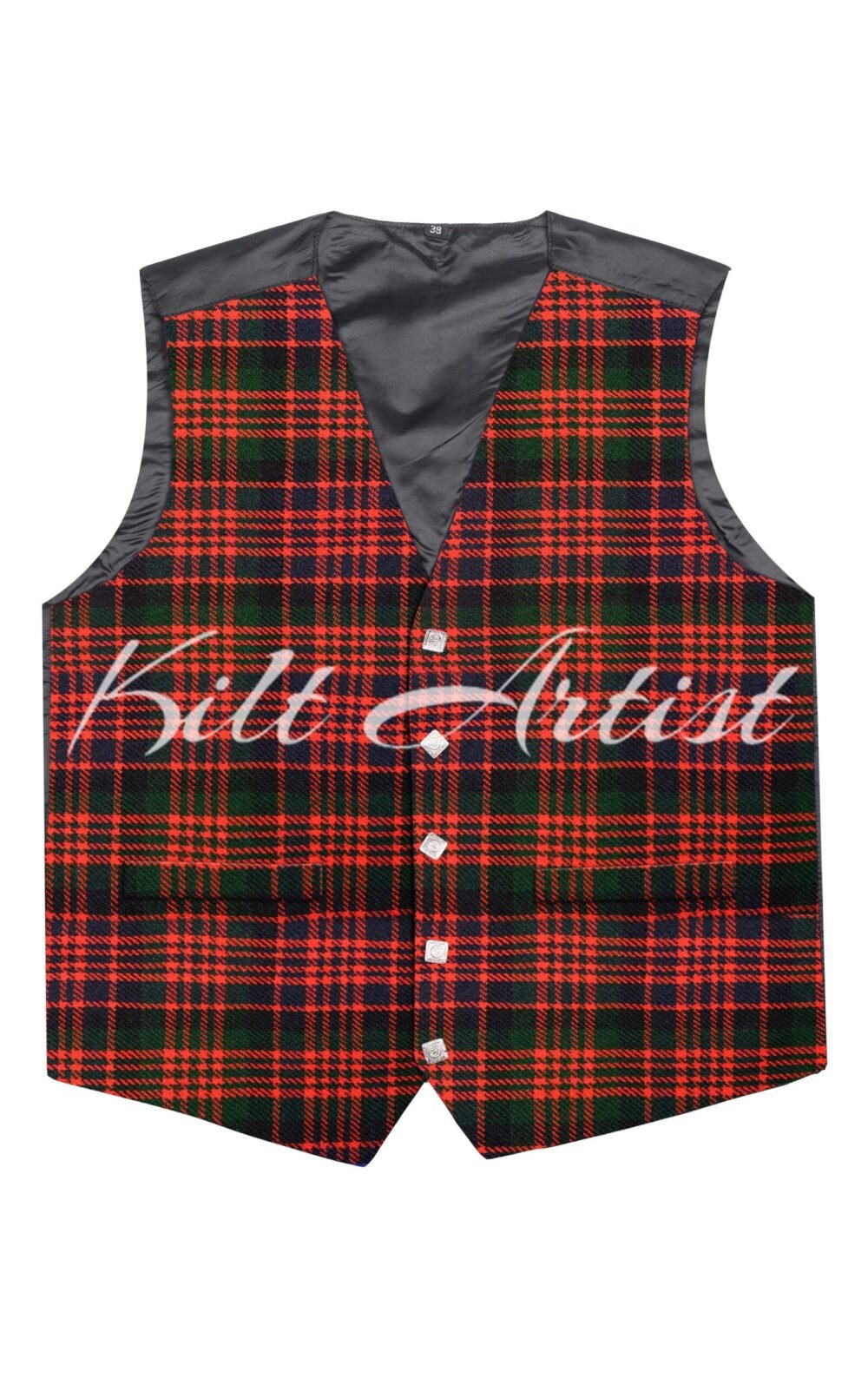 Macdonald Tartan Argyll Waistcoat