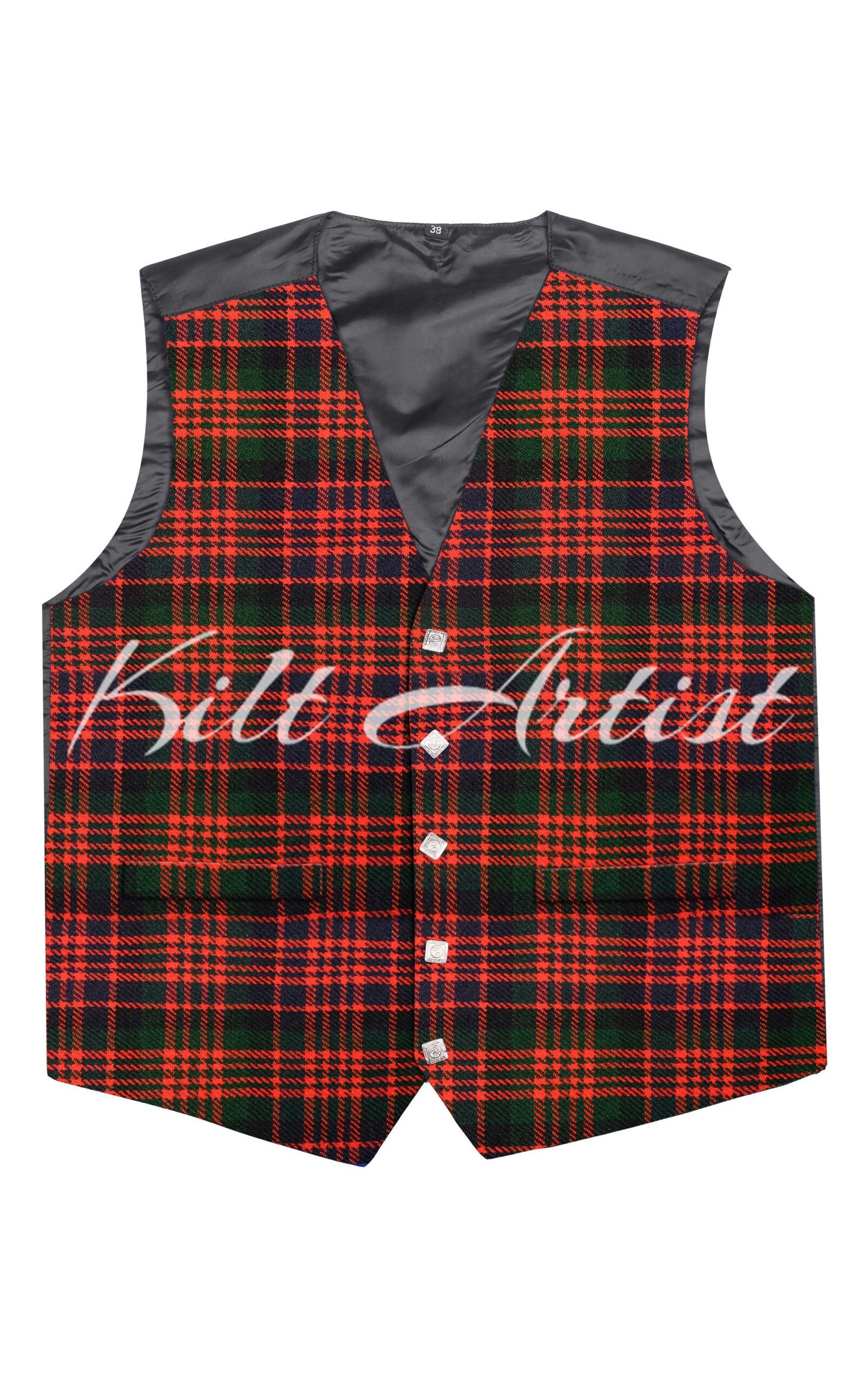 Macdonald Tartan Argyll Waistcoat