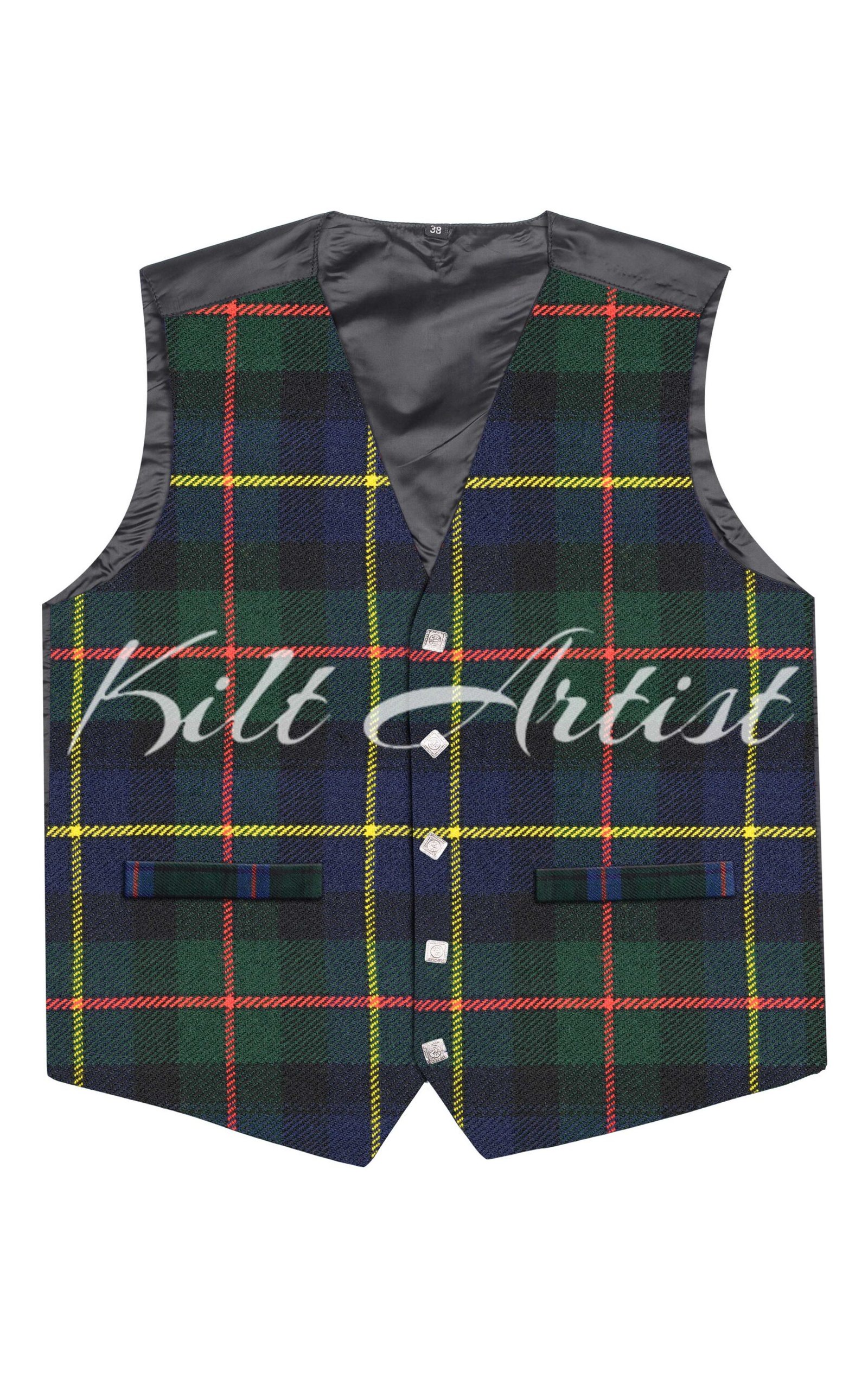 Macleod of Harris Tartan Argyll Waistcoat