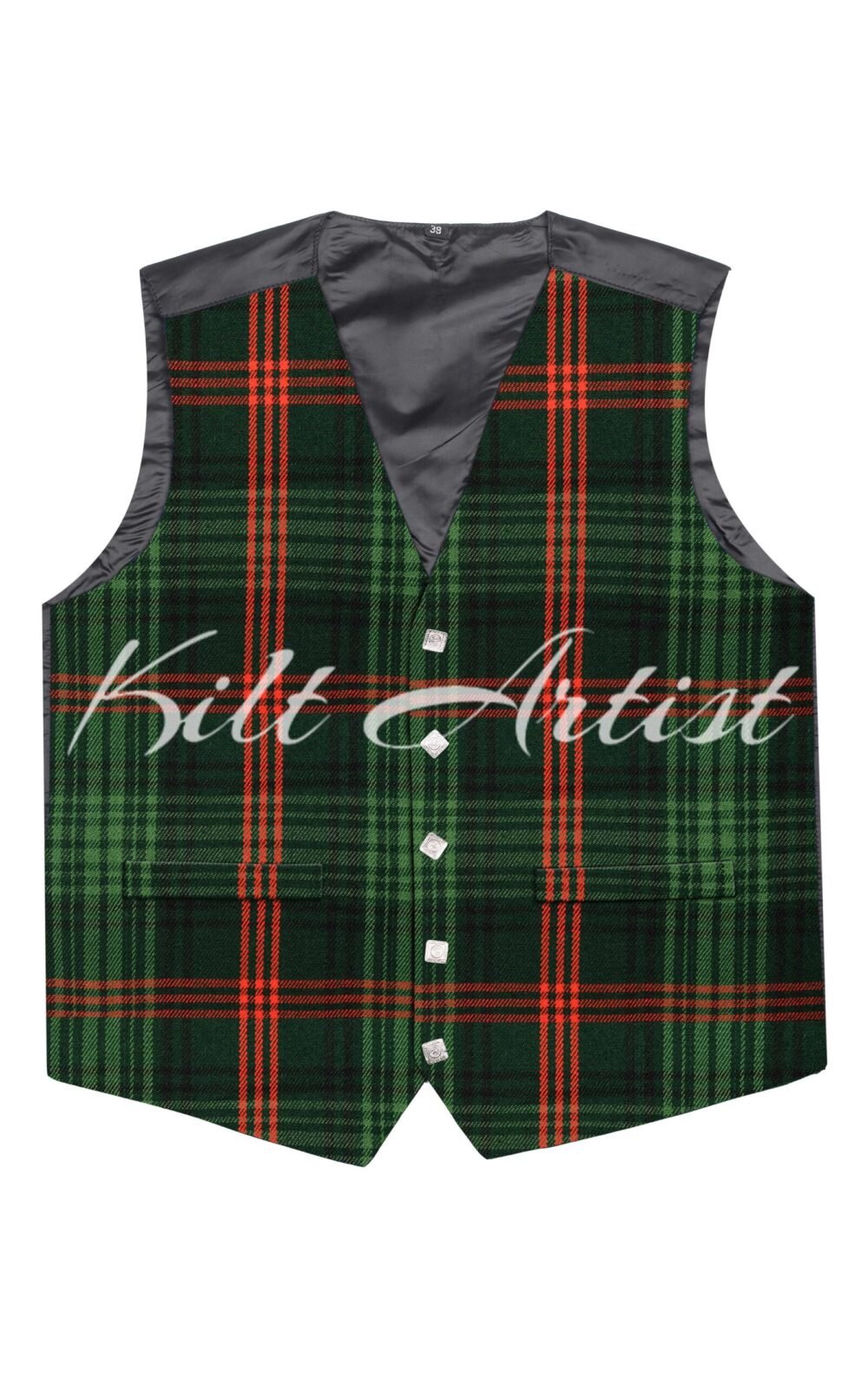 Ross Hunting Modern Tartan Argyll Waistcoat