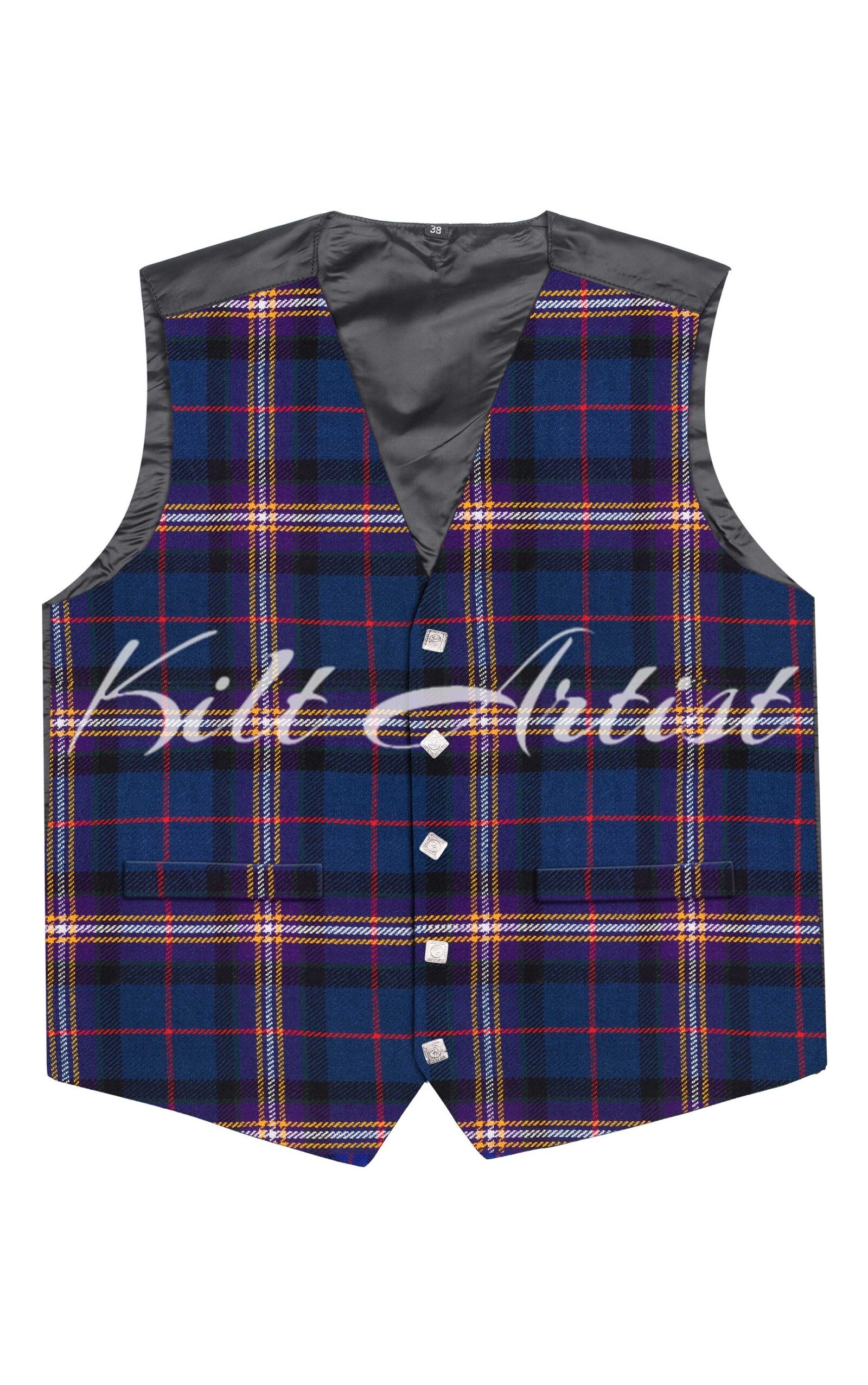 Scottish Masonic Tartan Argyll Waistcoat