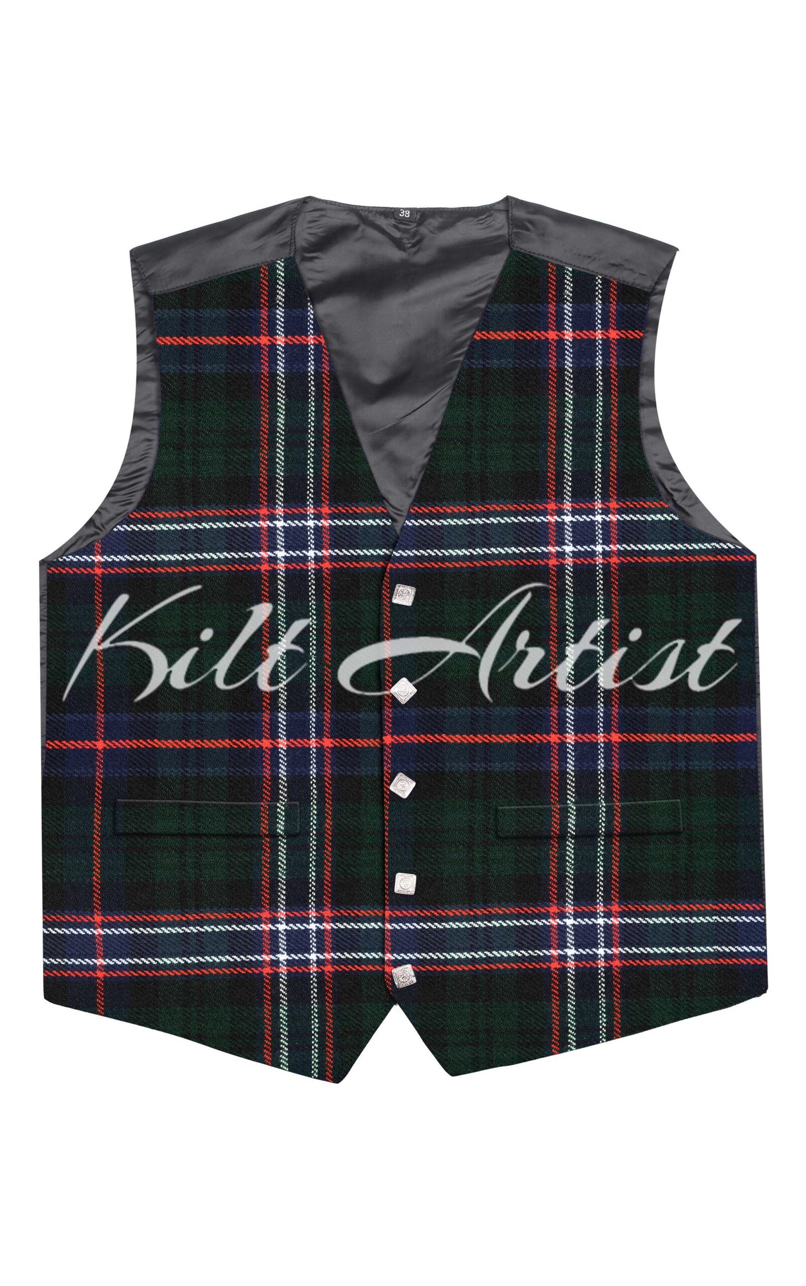 Scottish National Tartan Argyll Waistcoat