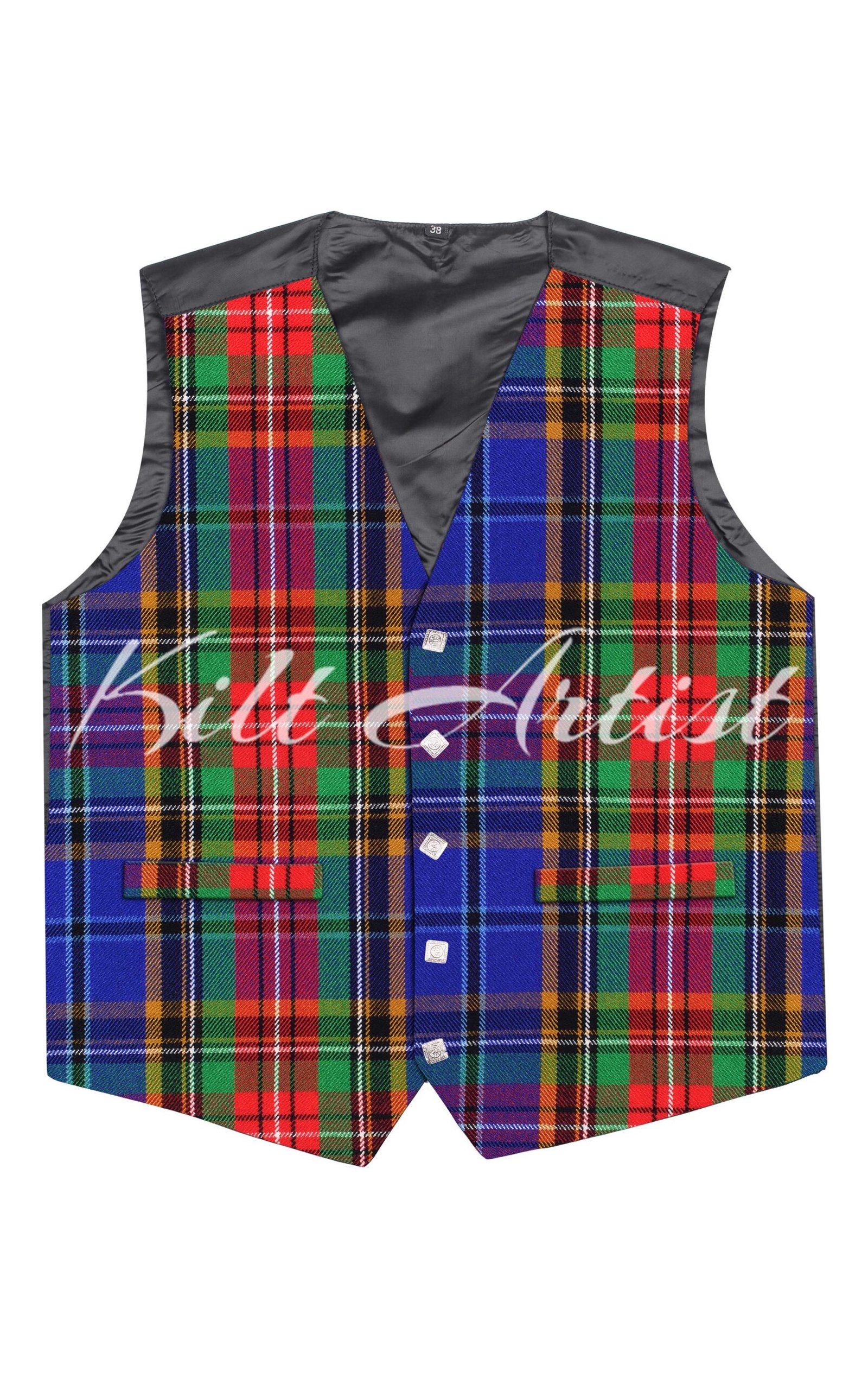 Scottish Traditional Tartan Argyll Waistcoat