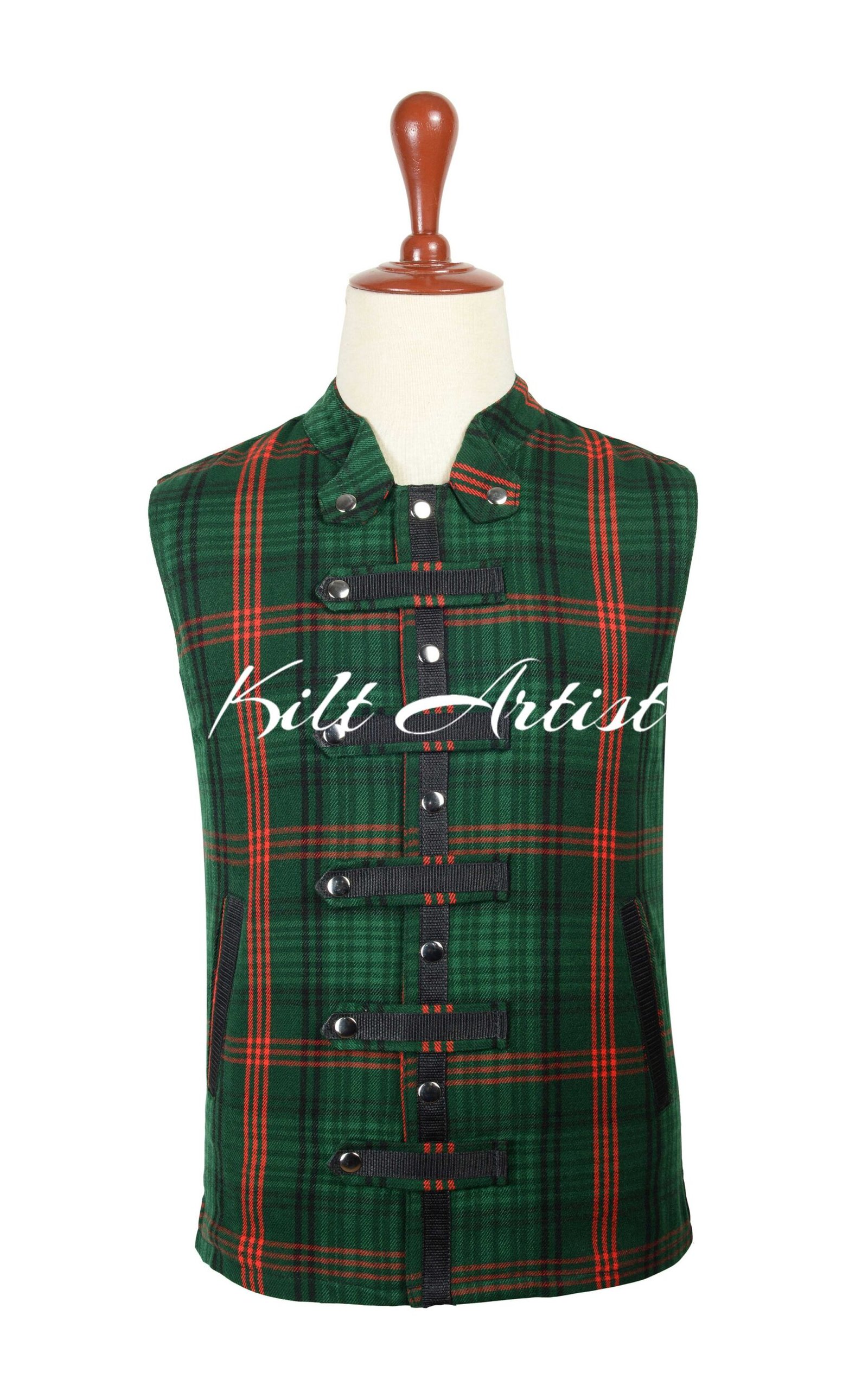 Ross Hunting Modern Punk Rock Waistcoat
